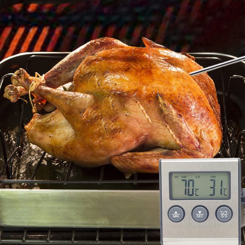 מד חום דיגיטלי מתקדם לבישול ChefPro | BBQ Grilling Thermometer | אוזו - שופ